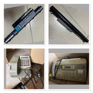 used EMSLIM Slimming Muscle Toning cheque writter fax machine laptop battery TINTED TESTER fax machi