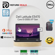 AMD (TOUCH & NON TOUCH) DELL LATITUDE E5470 CORE i5 & i7 (6th GEN) 14" HD/ UPTO 32GB RAM /  1TB SSD/
