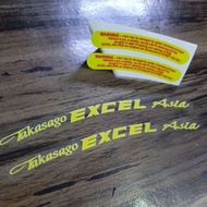 EXCEL ASIA STICKERS MOTORCYCLE WHEEL STICKERS