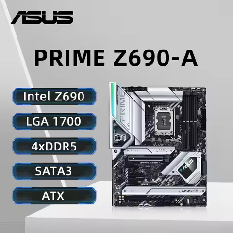 ASUS PRIME Z690-A Motherboard Support i9-14900KF i7-13700K i5-12400F i3-12100 CPU LGA 1700 Socket 4x