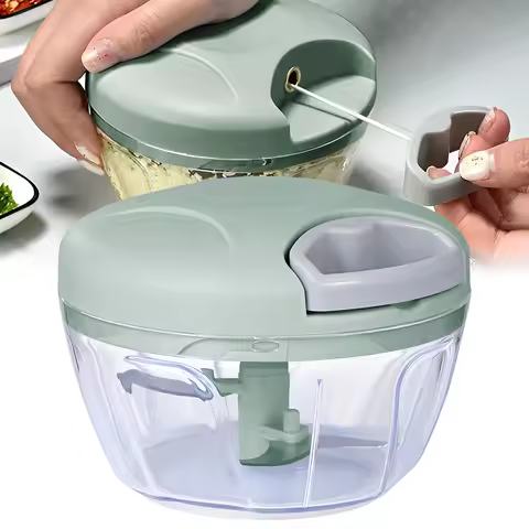 Home Kitchen Manual Ginger Grinder Garlic 500ml/900ml Mud Splasher Multifunctional Food Vegetable Cu