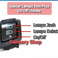 Saklar Lampu Dim Plus On Off Honda Beat Scoopy Vario Tombol Lampu Dim Jauh Dekat On Off 3 Titik
