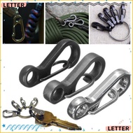 LETTER Carabiner EDC Tools Spring Snap Hanging Buckle