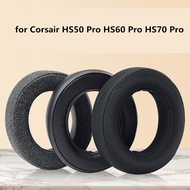 Replacement Skin-friendly Velvet Ear Pads for Corsair HS50 Pro HS60 Pro HS70 Pro Headphones Soft Foa