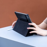 iPad Air / Pro 11吋 書本式皮革保護套 - 渡鴉黑
