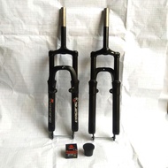 fork shock sepeda MTB 26 oversize pacific + 1set headset Grease hitam
