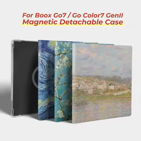 twosheep Oil Painting Detachable Magnetic Case suit for Boox Go7 Go Color7 GenII GenI Leaf3 Leaf3c L