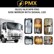 ISUZU NLR / NPR PRO Side Mirror Chrome with LED Signal – High Quality Isuzu NPR PRO Accessories / Ce