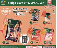 Bibigo 韓國紅豆鯽魚餅 泡菜炸蝦 扭蛋食物微縮