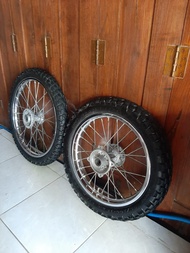 roda ori klx ring 16 19 wheelset original klx 150s 16/19