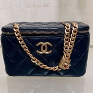 Chanel 22k vanity case 長盒子 金調節扣