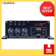 AK370 Mini Audio Power Amplifier Portable Sound Amplifier Speaker Amp for Car and Home (Standard)