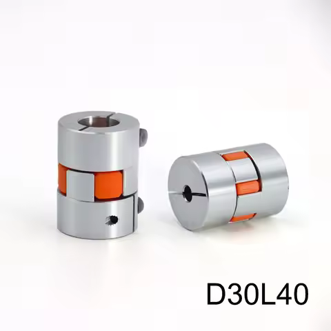 Plum Flexible Shaft Coupler D30L40 3 Jaws Aluminium Elastic Motor Encoder Connector Coupling Stepper