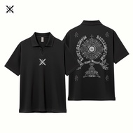 Catholic Spiritual T-Shirt Corpus Christi - V-neckPOLO, Regular Fit, 24s Combed Cotton