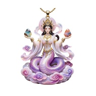 Lingwa Yuyun Pendant Necklace Light Luxury Exquisite Nuwa Replenishment Send Girlfriend Auspicious T