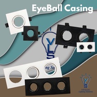 [Ready Stock] Eyeball Casing Single/Double/Triple Squared Black &amp; White