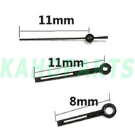 Black Trim Green Lume 11mm Watch Hands for Miyota 6M12 Quartz Movement