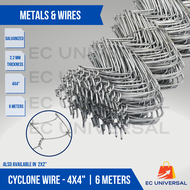 Cyclone Wire Mesh (4x4") 6 meters roll 6 Ft height | EC Universal