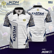 hot sale- 2025 ALL EDITION JABATAN KASTAM DIRAJA MALAYSIA RESPECT EXCLUSIVE 3D POLO Shirt-Free CUSTO