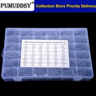 36Value 960PCS 0.1uf-2200uf-1000uf 25V 35V Aluminum Electrolytic Capacitor Assorment box kit