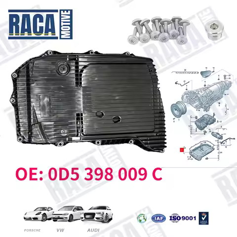 For Audi A4 A5 A6 A8 Q5 Q7 Q8 RS4 RS5 S4 S5 VW Touareg Auto Gearbox Parts Transmission Oil Pan With 