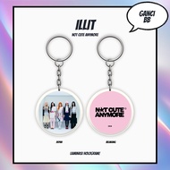 GANTUNGAN HOLOGRAM KEYCHAIN ILLIT BOMB REVERSIBLE KEYCHAIN KPOP KEYCHAIN UNOFFICIAL IROHA MOKA YUNAH
