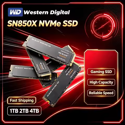 Western Digital SN850X WD BLACK M.2 2280 NVMe PCIe Gen 4.0x4 SSD Solid State Drives for Gaming Compu