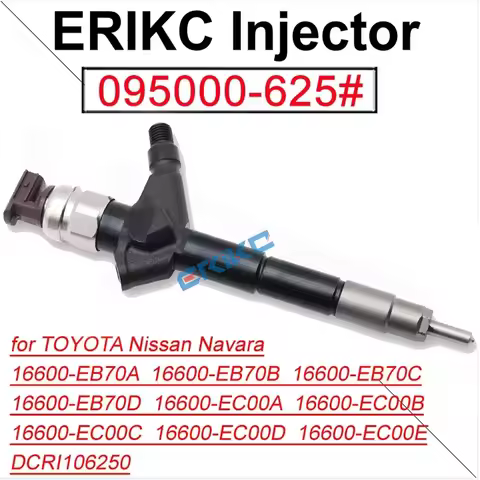 16600-EB70A Common Rail Injector 095000-6250 For Nissan YD25 Navara D22 D40 & Pathfinder R50 2006 UP