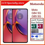 Original AMOLED For Motorola Moto G84 5G G85 5G LCD Display Touch Screen With Frame Replacement
