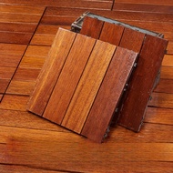 Anticorrosive Wood Outdoor Balcony Flooring Self-laying Terrace Garden Outdoor Solid Wood Spliced Fl