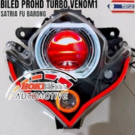 NEW PRODUCT [PROMO 12.12] Reflektor BILED Turbo PROHD VENOM Lampu biled Satria fu barong 2010-2012 s