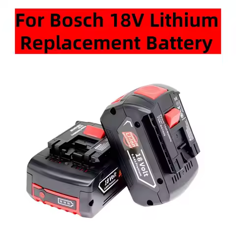 Original Replacement BAT609 18 Volt 6.0Ah 8.0Ah Rechargeable Lithium Ion Battery for Bosch 18V 8.0Ah