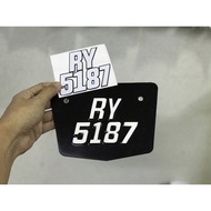 NOMBOR PLATE KETUK/BESI/ALUMINIUM/PUNCH/PLAT KETUK/PLAT ZINK/NO PLAT BESI/NO PLAT TIN/NO PLAT APEK CHOWKIT (kod K)