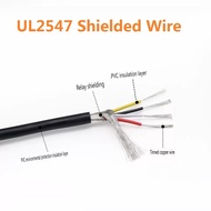 UL2547 Shielded Wire 28AWG Tinned Copper Wire 2/3/4 Core Audio Wire Multi-Core Signal Transmission W