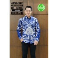 Ambarawa Long Sleeve Batik Shirt For Men By Rafanda