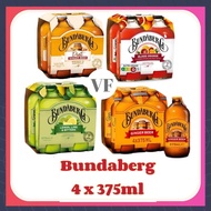 BUNDABERG Brewed Drinks Lemon, Lime & Bitters / Blood Orange / Ginger Beer / Diet Ginger Beer 375ml 