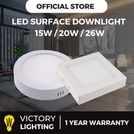 [ WHOLESALES ] LED Surface downlight (SIRIM APPROVED) / Super Bright  15W (7") / 20W (9") / 26W (12")