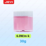 JEYI Pink Thermal Putty 6.0W/mK - High Performance Non-Curing Heat Transfer Compound for CPU GPU Ele