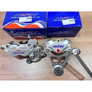 Nissin Caliper Pump Y15zr Y15 Front & Rear Set P4 Nissin Caliper 4Pot / 2Pot Set With Bracket Y15zr