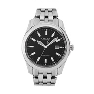 Citizen Regular Mens Stainless Steel Bracelet and Black Dial Eco-drive Watch - BM6731-53L