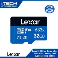 Lexar 32GB Blue Series microSDHC UHS-I Memory Card (LMS0633032G-BNNNG)