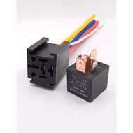 Car Relay 80A + Plug Model JD2912 80A Type: 12V 24v 5-Pin