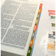 NEW!! Paperrotini Medium Bible tab sticker set Books of the Bible tabs 66 Books Christian Bible