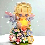 Wekki 517205 Flower Angel | With Lamp | Brick Block