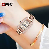 2023 Official Authentic Ladies Watch Brand Luxury New Full Diamond Waterproof Watch Stainless Steel Rose Gold Quartz Watch Girlfriend Gift