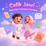 [PDF Printable] Modul Celik Jawi 190+ Muka Surat Worksheet (6-9 tahun)