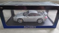 (絕版) Autoart 1/18 Porsche 911 (Type 997.1) GT3 銀