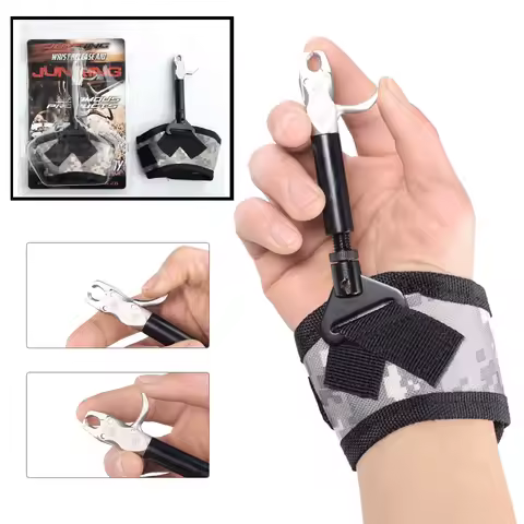 Hunting Camo FS Archery Caliper Release Aid Compound Bow Trigger Wristband Archery Bow Trigger Relea