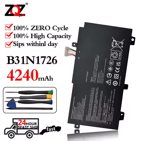 48wh B31N1726 Laptop Battery For Asus FX504GD,FX504GM FX80GD FX80GM FX86FM FX86FE FX504GE FX505 TUF5