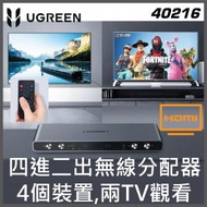 HDMI Ver 1.4 (四進二出) 多屏幕無線分配器/切換器 – 4K 30Hz | 40216